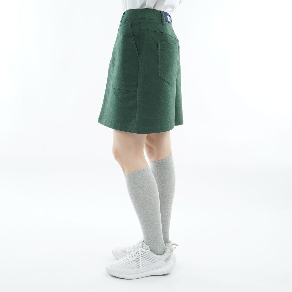 マンシング(MUNSING)ゴルフウェア バーズアイストレッチスエードスカート MG5FSK21L GY00(Lady’s) バーズアイ ストレッチスエードスカート レディス(スカート