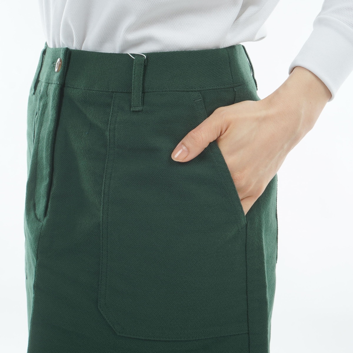 バーズアイ ストレッチスエードスカート レディス(スカート