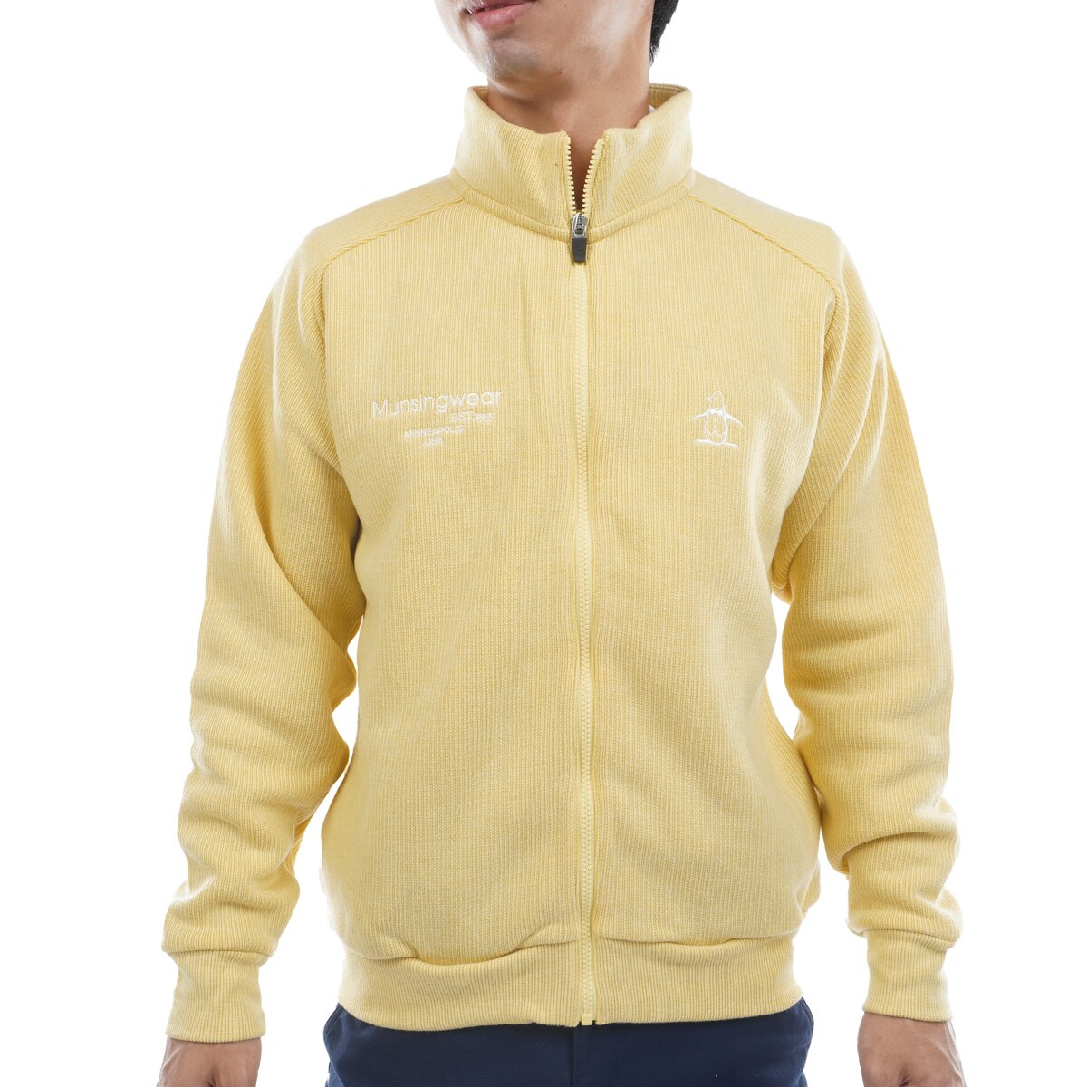 スタンドカラーフルジップミドラー(中間着(セーター、トレーナー