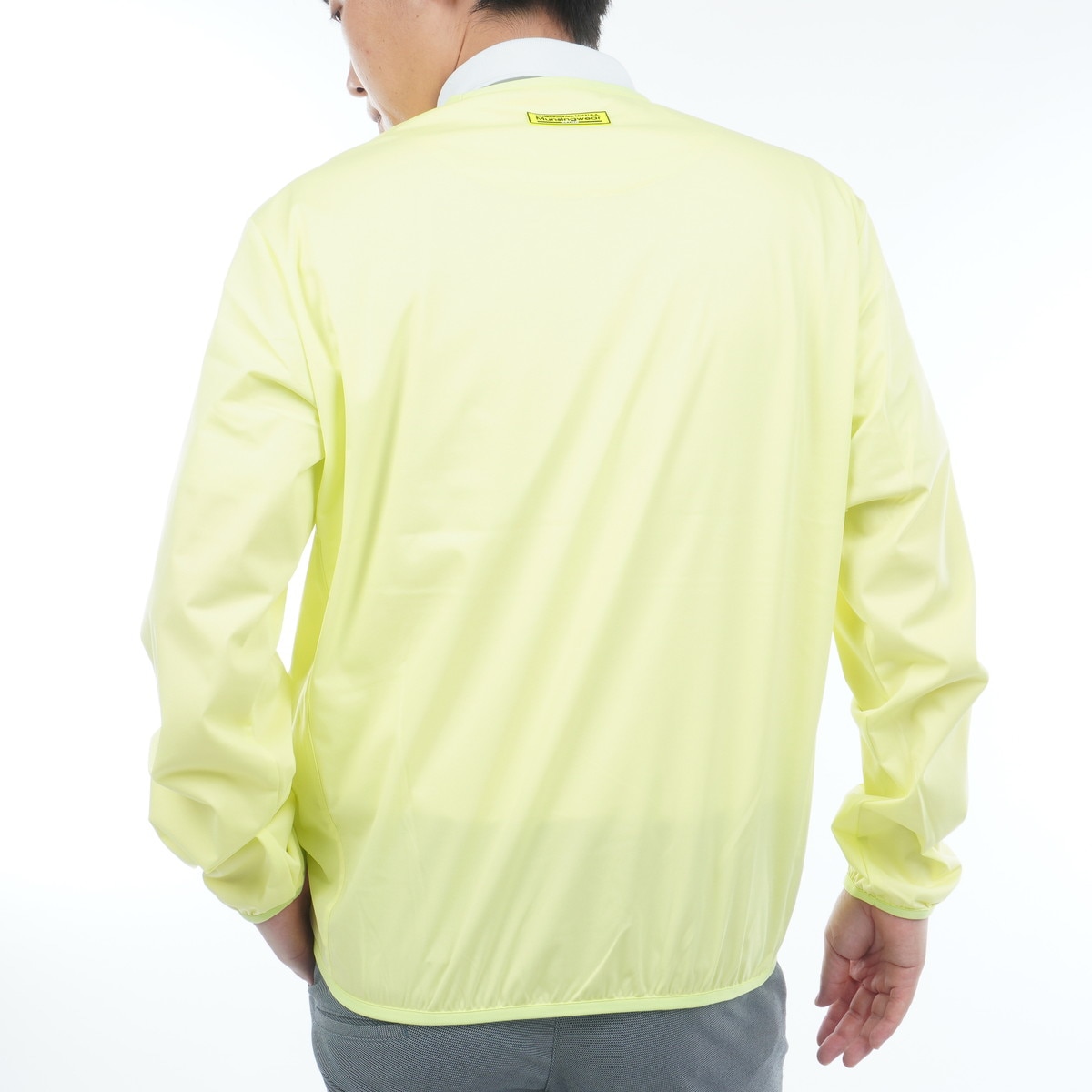 ストレッチ プルオーバー長袖ブルゾン(アウター(ブルゾン、ウインド