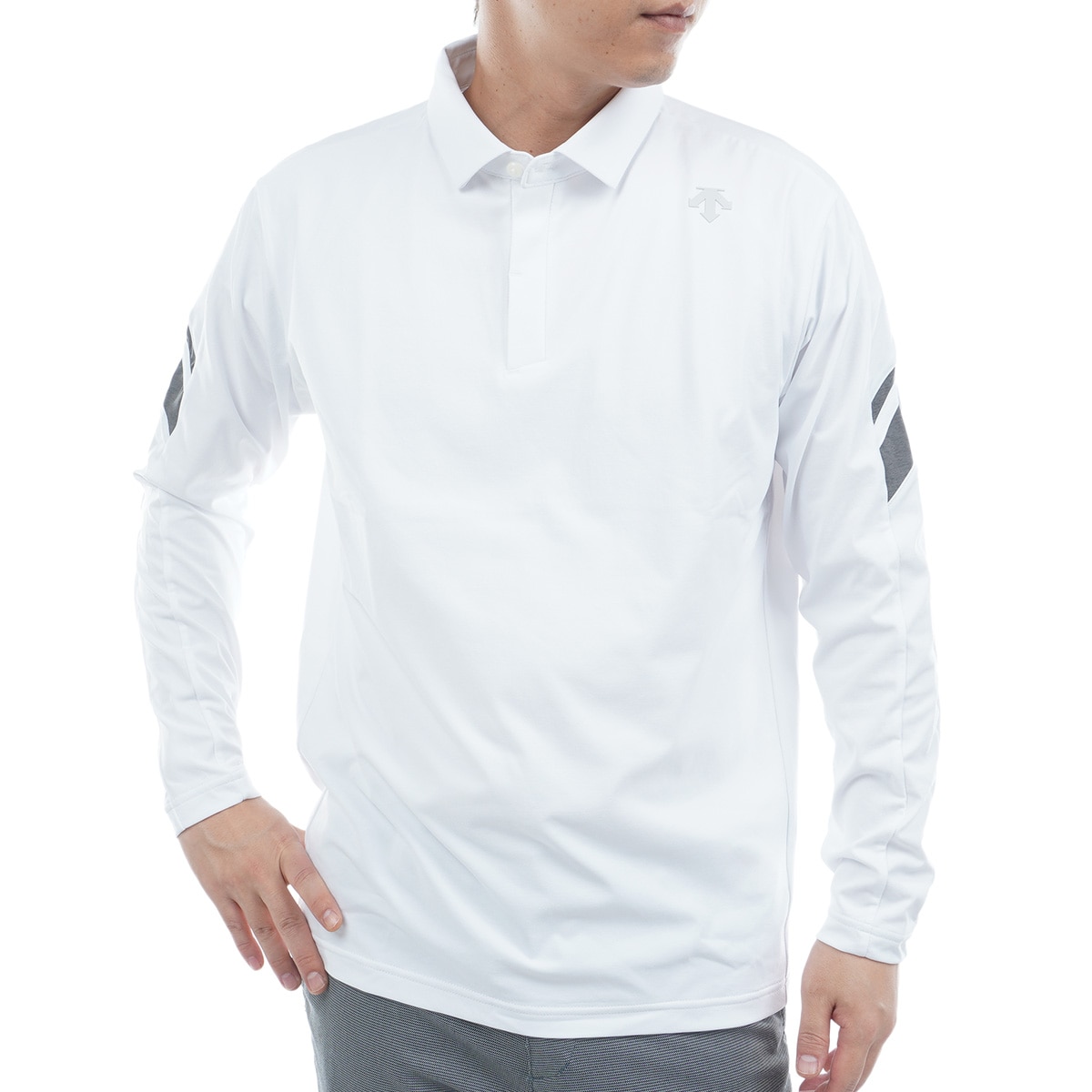 ストレッチ 長袖ポロシャツ(長袖シャツ・ポロシャツ)|DESCENTE