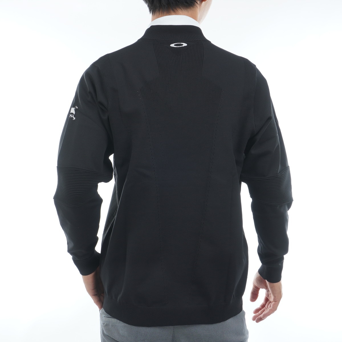 OAKLEY フロントジップ　セーター オークリー OAKLEY スカル 2.0 ストレッチ ジップモックネックセーター