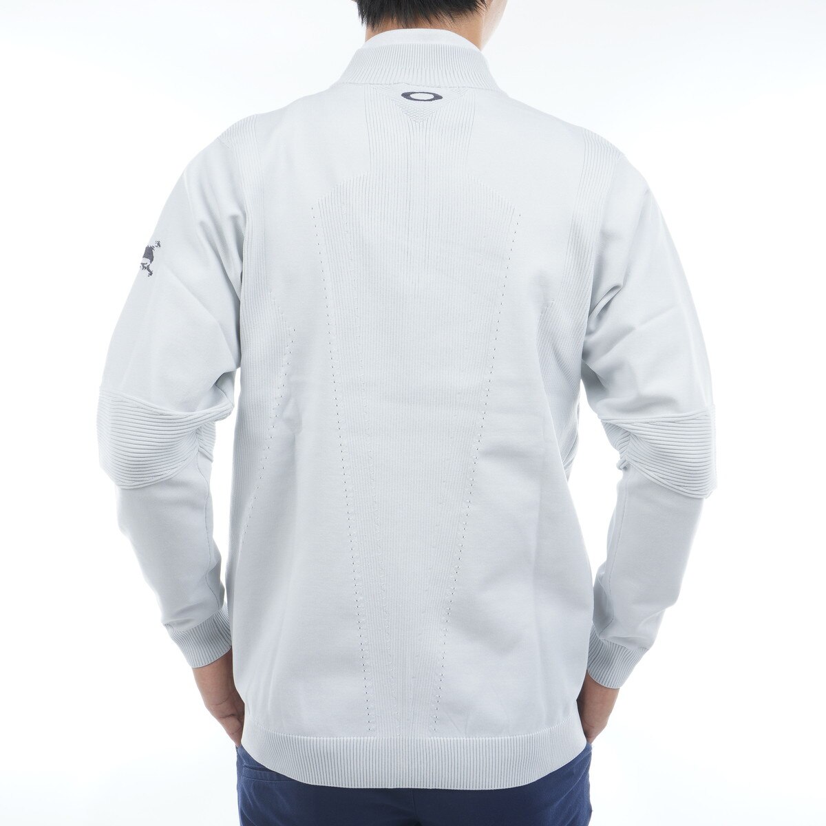 スカル 2.0 ストレッチ ジップモックネックセーター(中間着(セーター