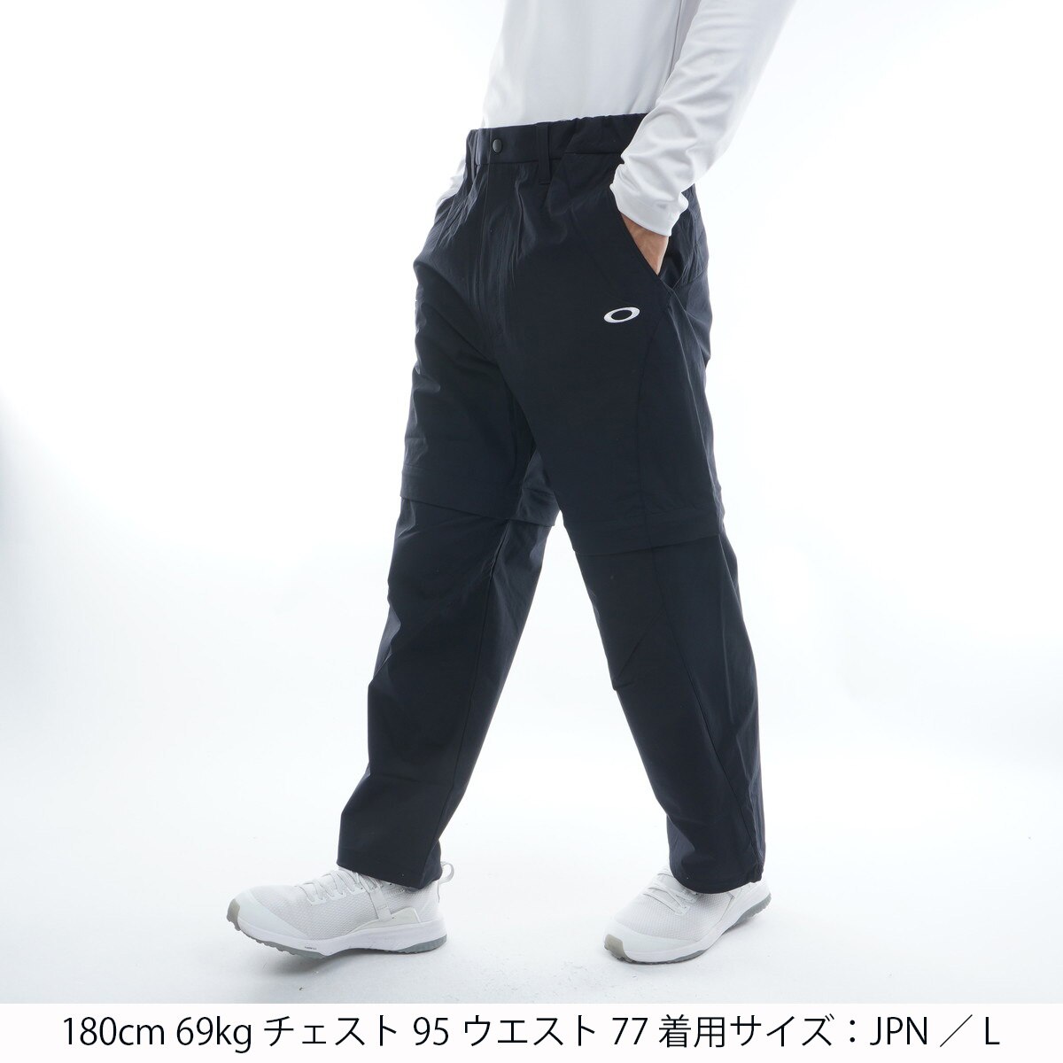 Oakley ブラック ストレートパンツ OAKLEY ジャージ 下 メンズ オークリー ロングパンツ MULTI TYPE