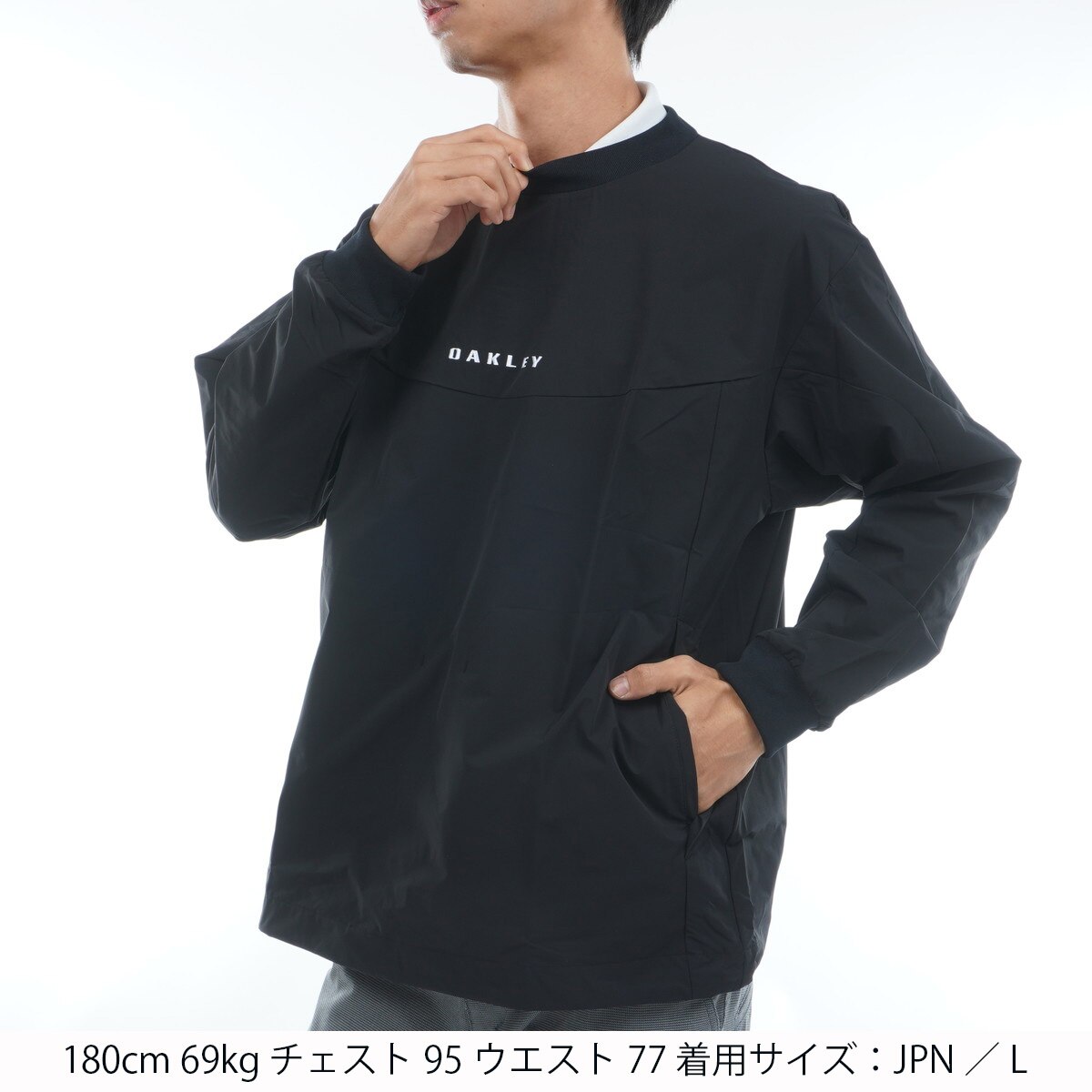 OAKLEY UNDULATE CREW プルオーバーウインドジャケット(アウター