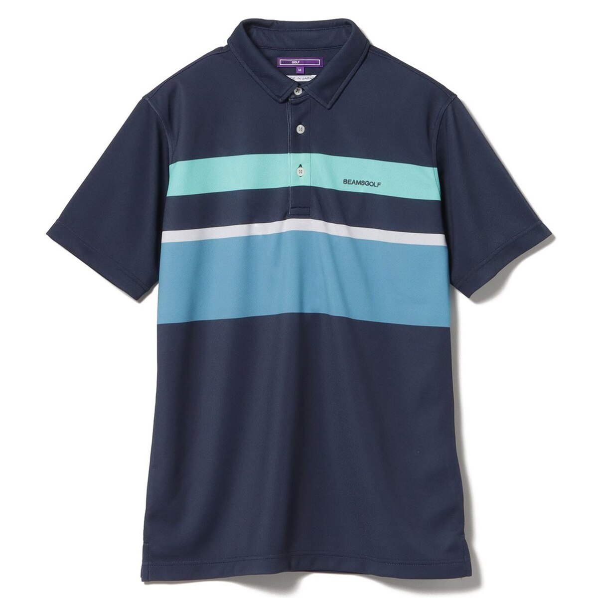 BEAMSGOLF PURPLE LABEL タラッティ ストライプ ポロシャツ BEAMS GOLF
