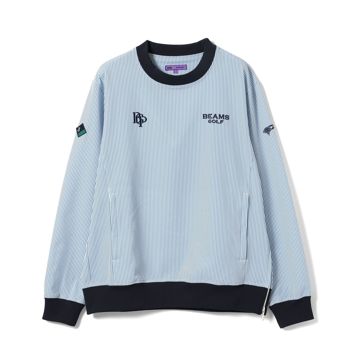 PURPLE LABEL スフィダンテ 刺繍ロゴサッカーストライプ ピステ 撥水