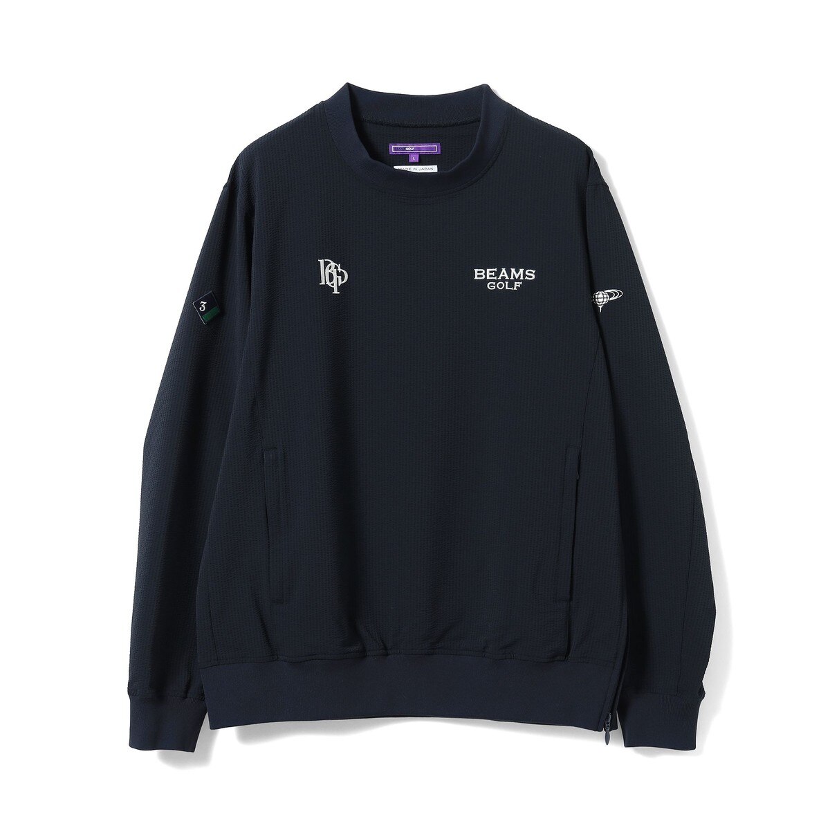 PURPLE LABEL スフィダンテ 刺繍ロゴサッカーストライプ ピステ 撥水
