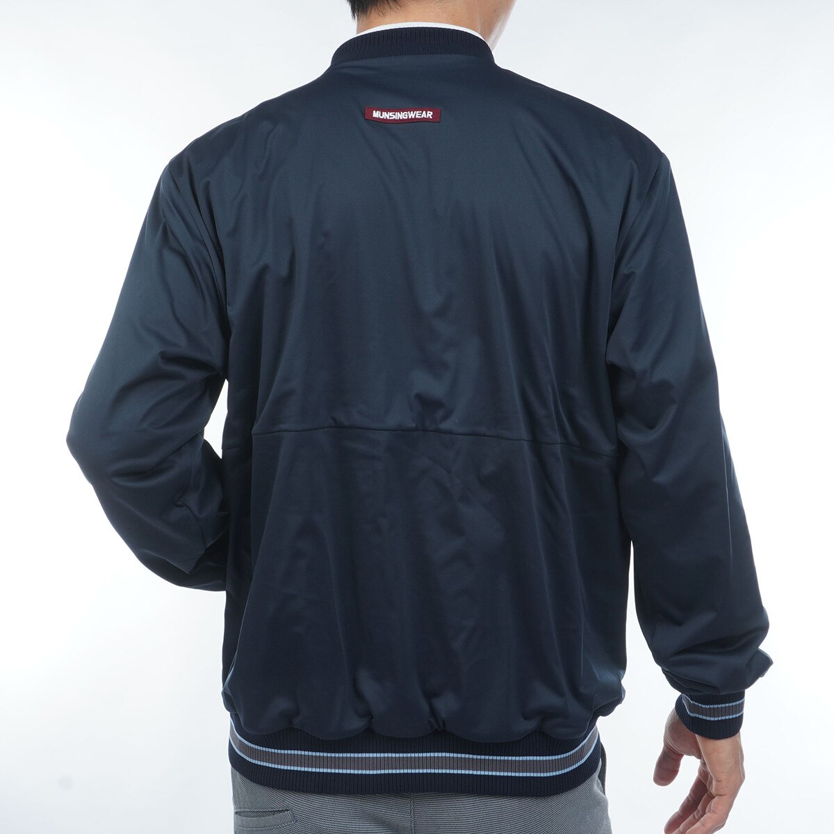 ストレッチ リバーシブル Vネックブルゾン(アウター(ブルゾン