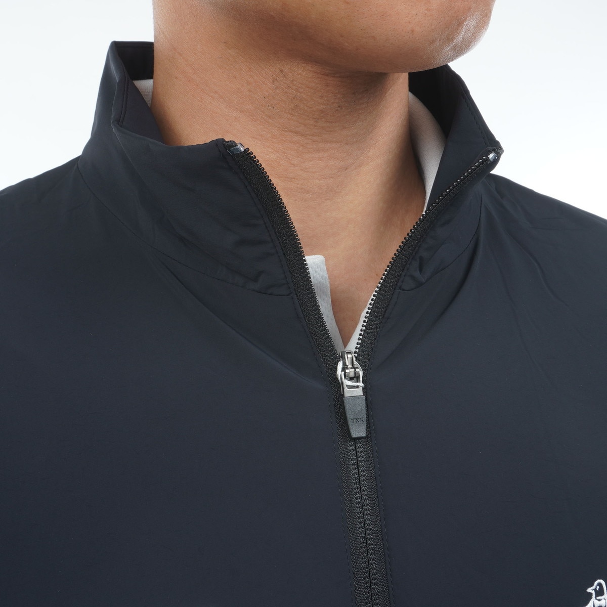 ストレッチ HEAT NAVI 起毛裏地付き ハーフジップブルゾン(アウター