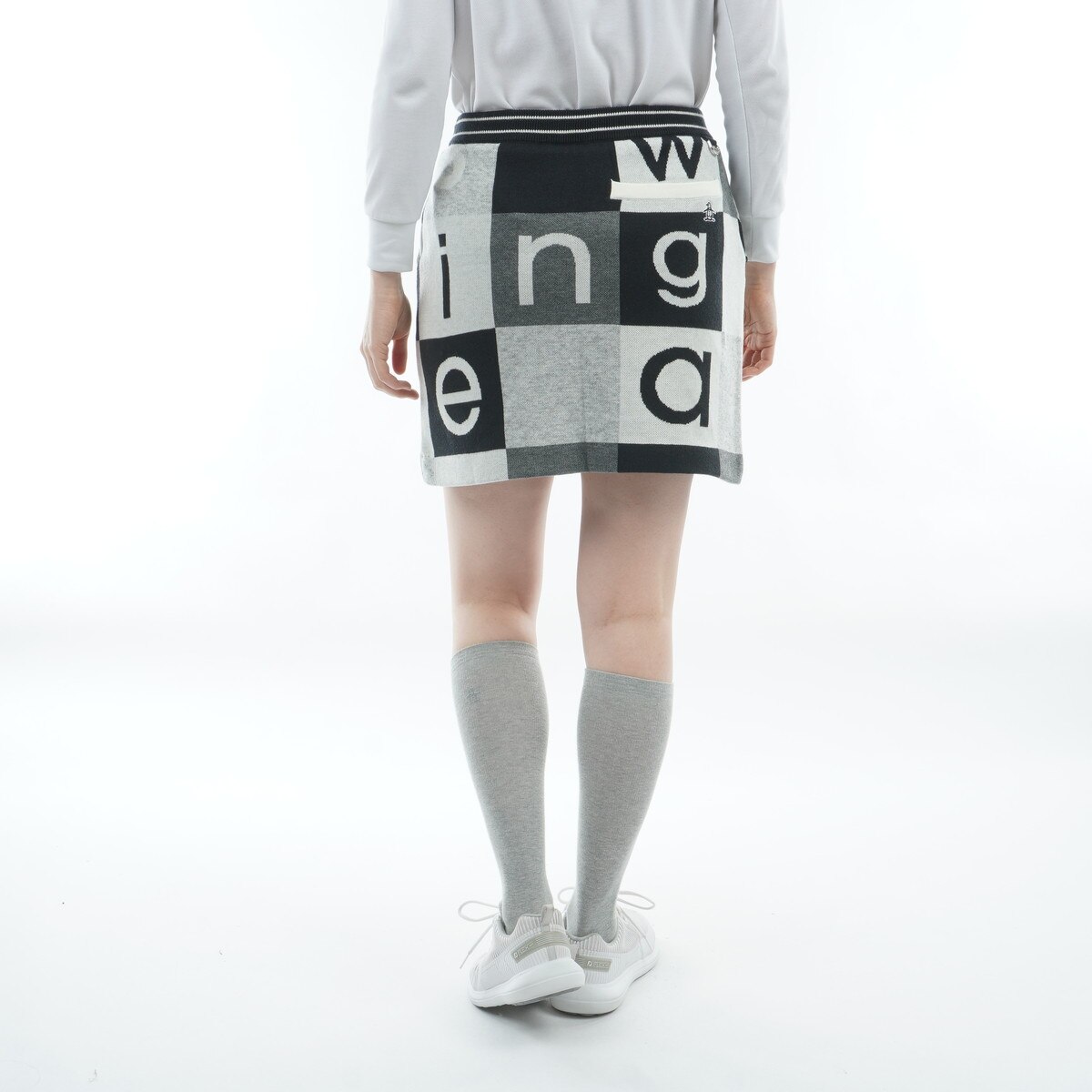 ブロック柄ニットスカート レディス(スカート)|Munsingwear(マンシング