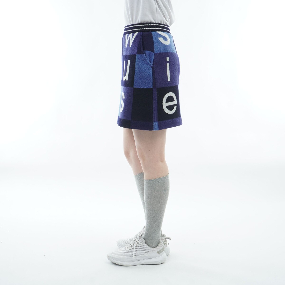 ブロック柄ニットスカート レディス(スカート)|Munsingwear(マンシング