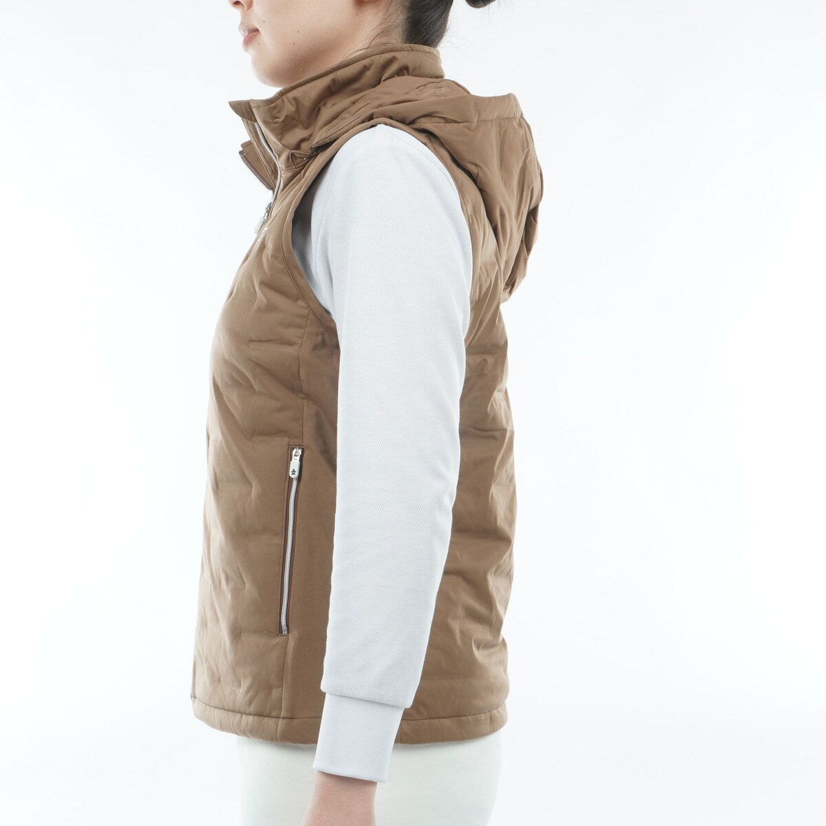 マンシングウェア　Munsingwear　ストレッチ HEAT NAVI ARTECH SHELL 中綿アウターベスト　レディス ストレッチ HEAT NAVI ARTECH SHELL 中綿アウターベスト レディス