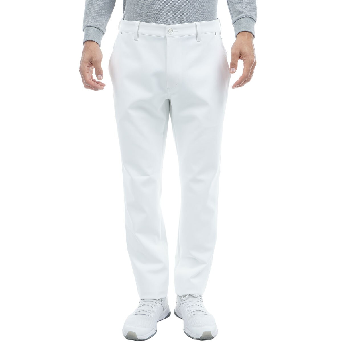 JUN&ROPE ゴルフパンツ白 JUN&ROPE' パンツ 「耐水」「透湿」丈調節可能防水レインパンツ