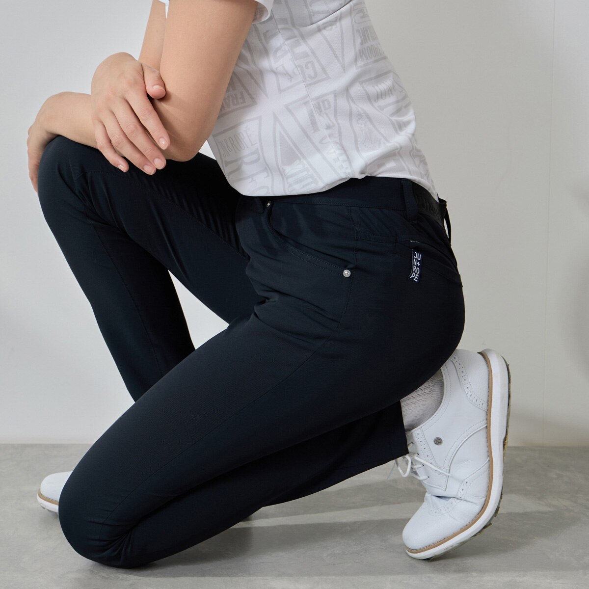 ストレッチ ボディシェルスキニーパンツ レディス(ロングパンツ)|JUN