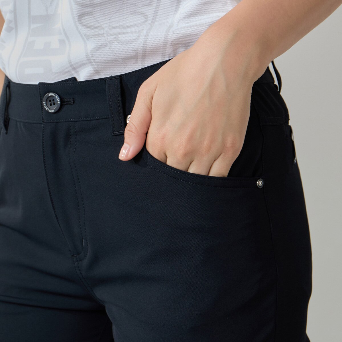 ストレッチ ボディシェルスキニーパンツ レディス(ロングパンツ)|JUN