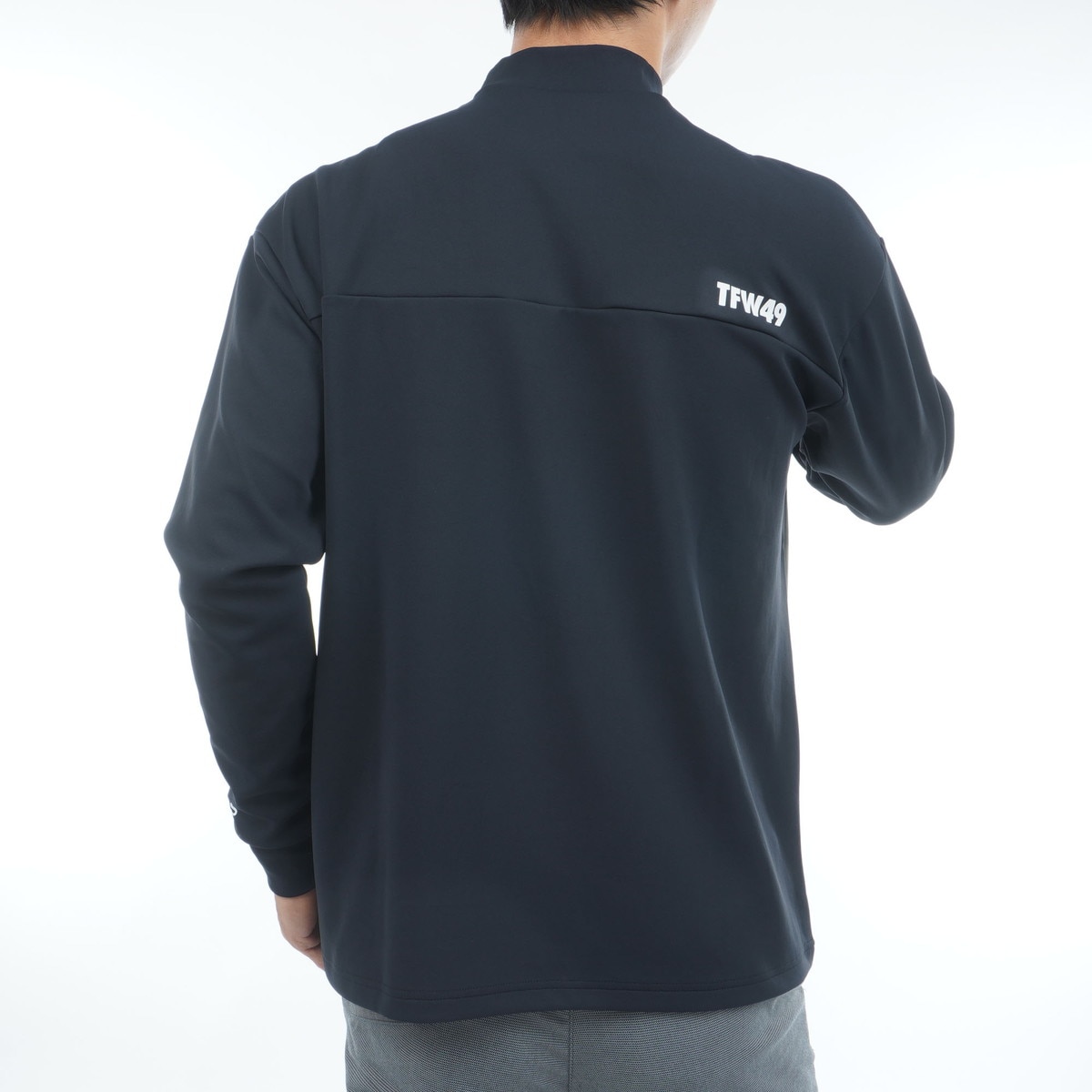 アウトレット】ストレッチ モックネック 長袖シャツ(長袖シャツ