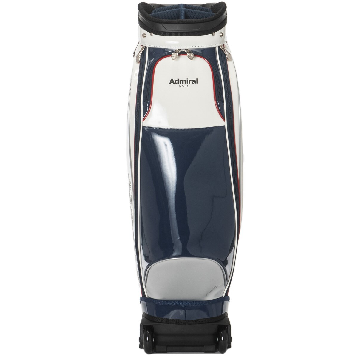 キャスター付き エナメル キャディバッグ(【男性】キャディバッグ