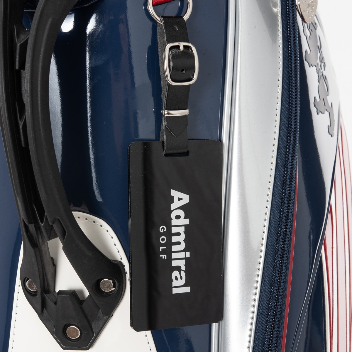 キャスター付き エナメル キャディバッグ(【男性】キャディバッグ