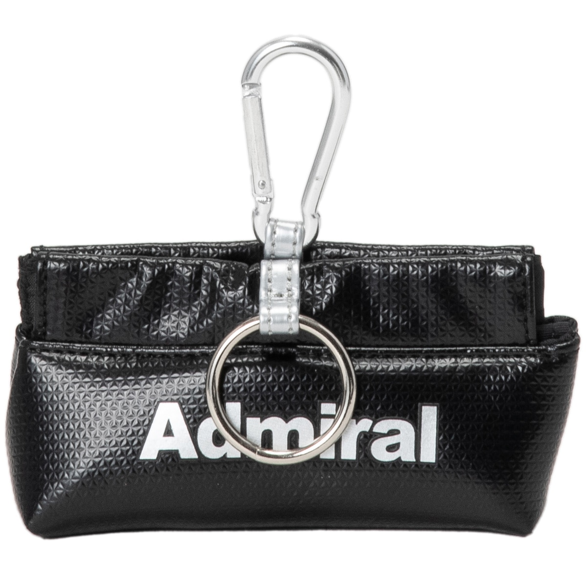 新品 ADMRIAL ゴルフバッグ ブラック/シルバー （フード付き、送料込）