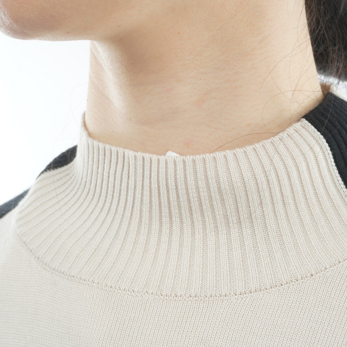 モックネックセーター レディス(中間着(セーター、トレーナー))|J