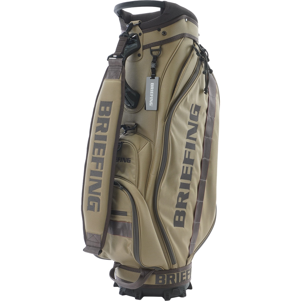 ブリーフィング CR-5 #04 キャディバッグ BRG253D04 ベージュ BRIEFING GOLF（ブリーフィングゴルフ） ブリーフィング ゴルフ