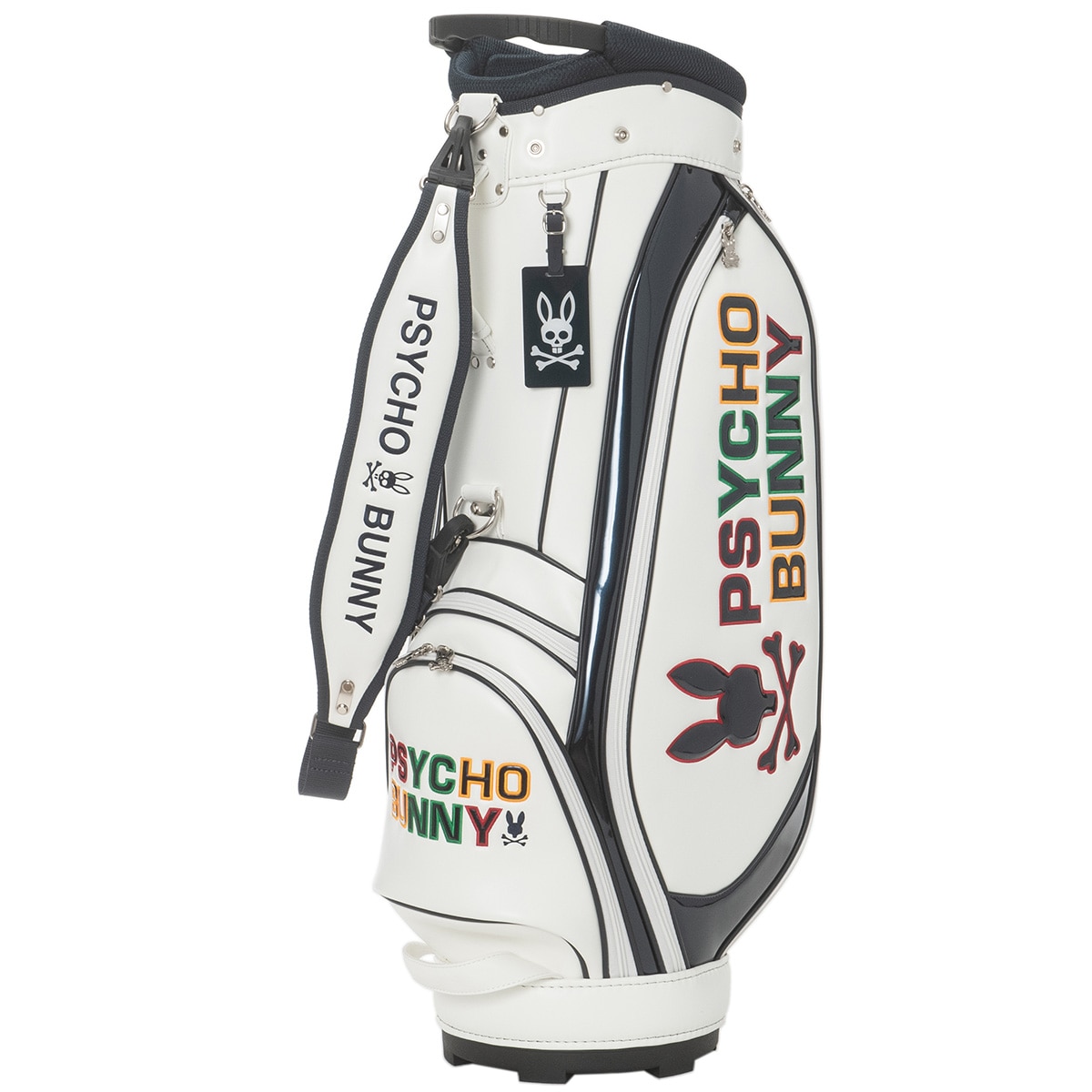 Psycho Bunny/サイコバニー 2019 11 46インチ対応 ゴルフ キャディバッグ ミニポーチ付き 同梱×/160