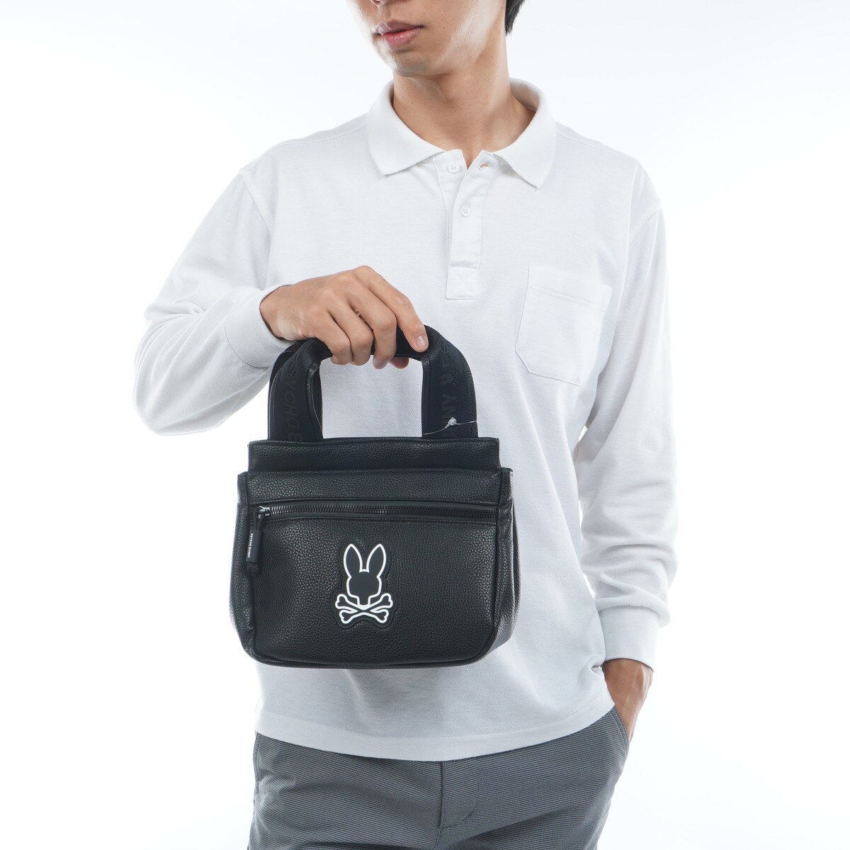 MONOTONE EDITION ラウンドバッグ(ラウンドバッグ)|PSYCHO BUNNY