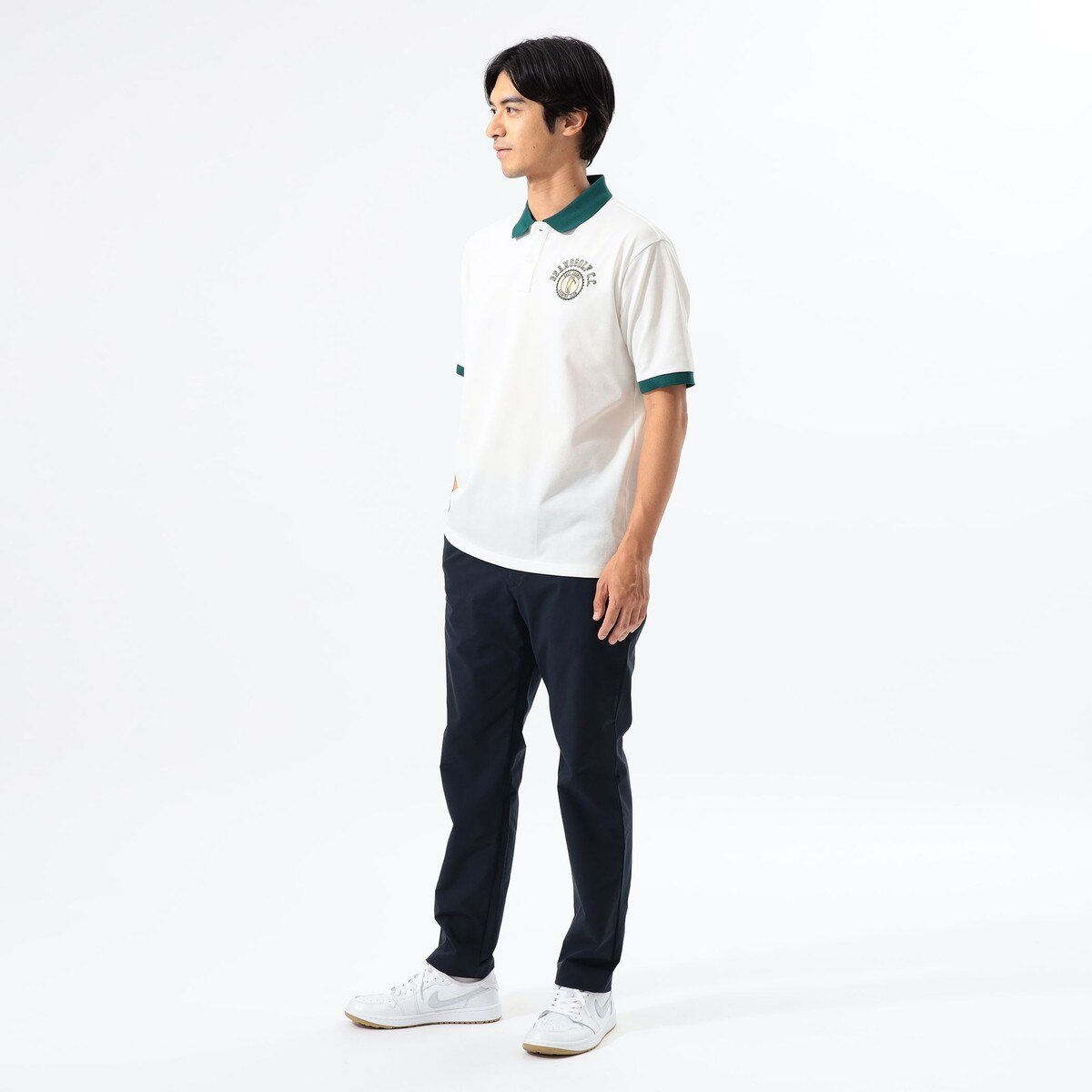 ORANGE LABEL スイングマン コットンライク ポロシャツ(半袖シャツ