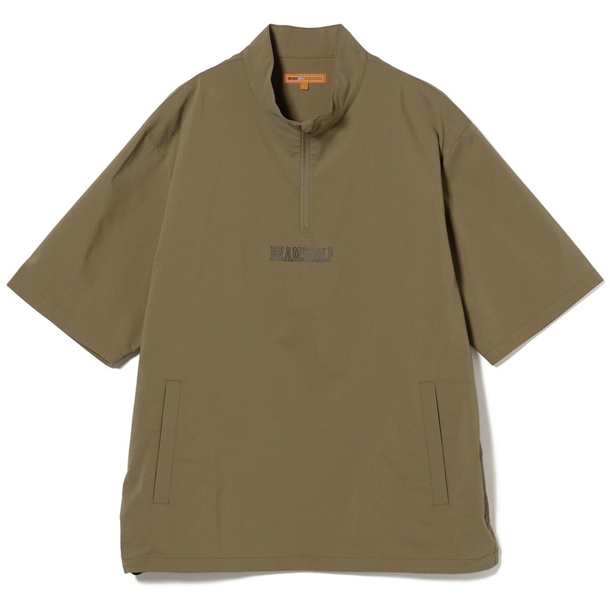 ORANGE LABEL ドットエア(R)ハーフジップ プルオーバー(半袖シャツ