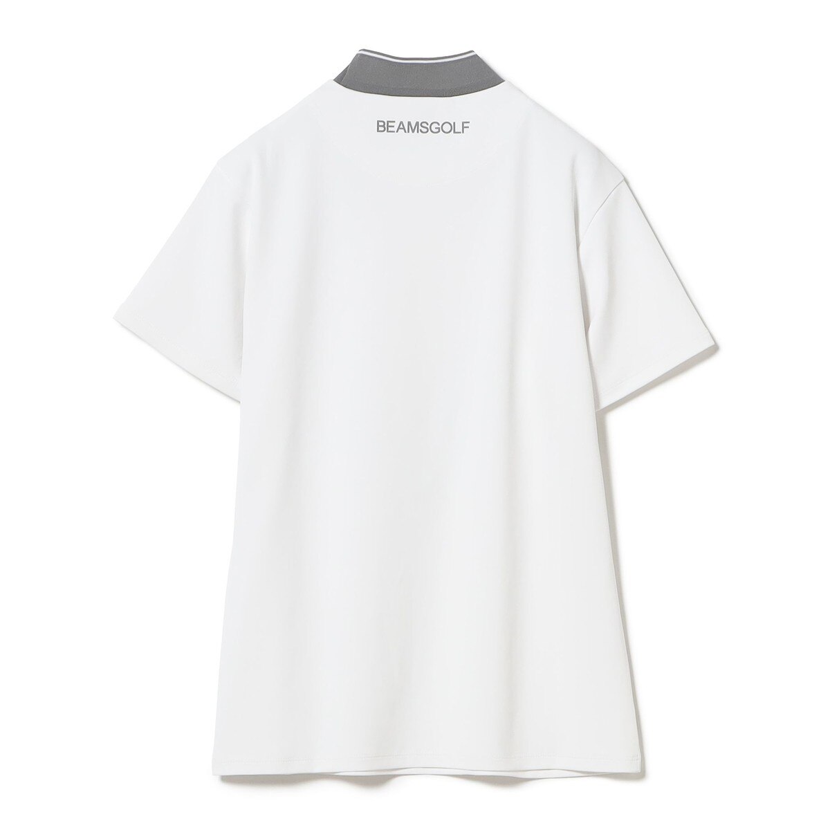 ORANGE LABEL リブ編み襟 モックネックシャツ レディス(半袖シャツ
