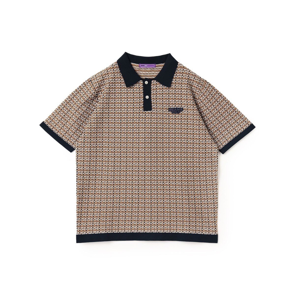 BEAMSGOLF☆PURPLE LABEL / COOLMAXポロシャツM PURPLE LABEL タック編み ポロシャツ(半袖シャツ・ポロシャツ)|BEAMS