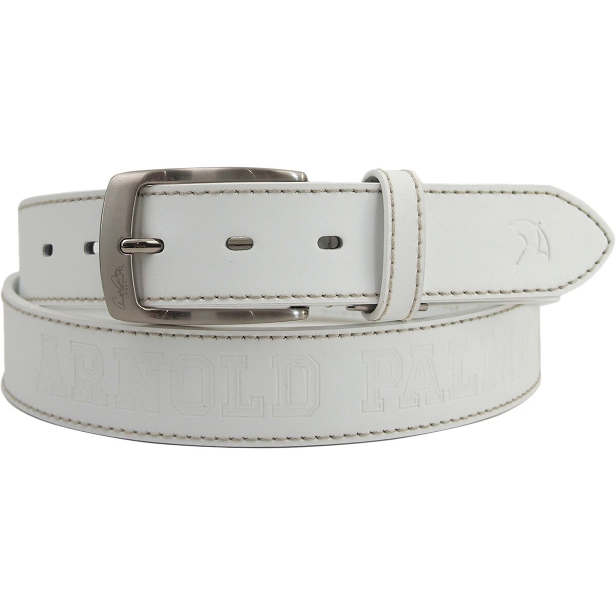 ANEWホワイトベルト ロゴエンボス ベルト(ベルト)|Arnold Palmer(アーノルドパーマー