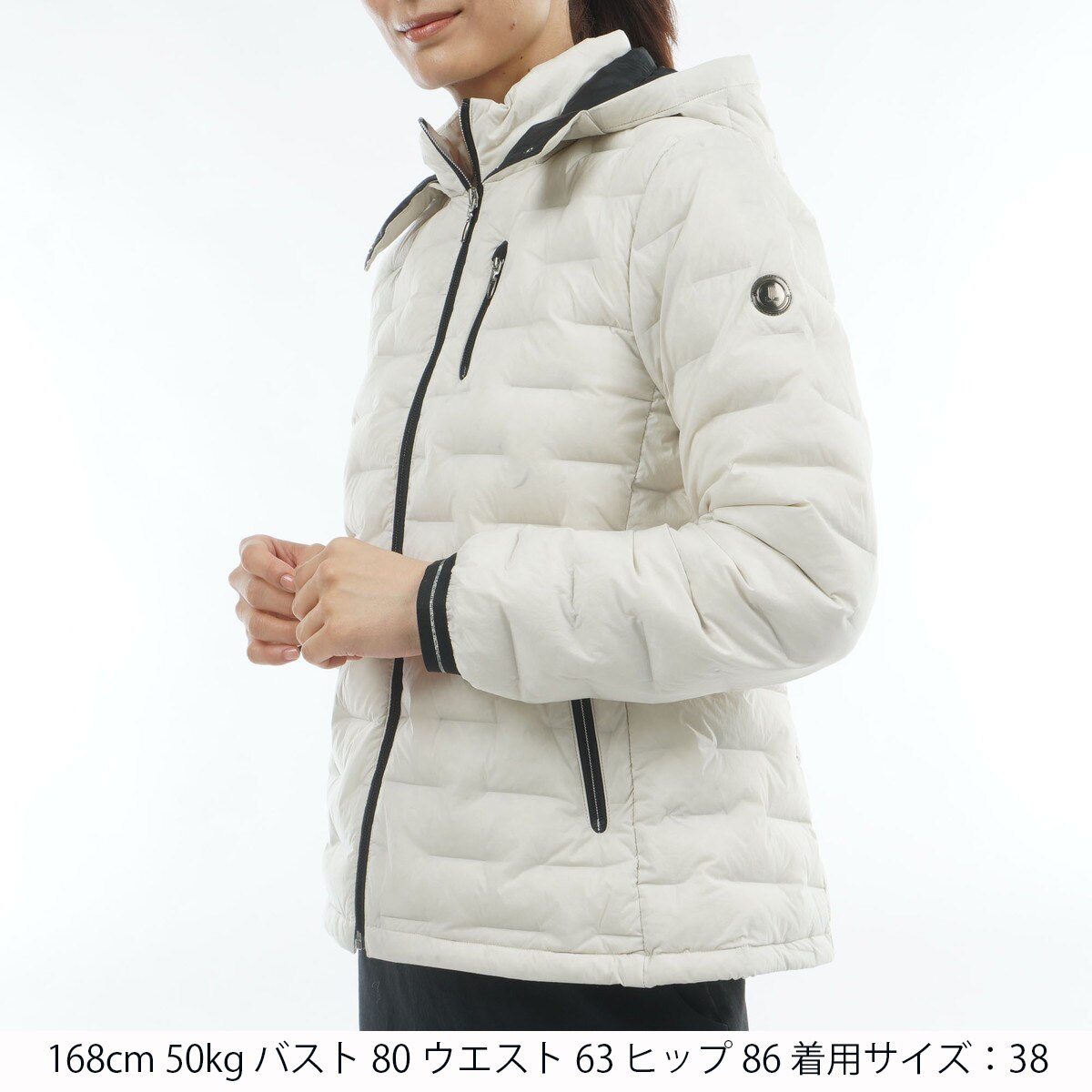 ストレッチ 2WAY チューブダウンブルゾン レディス(アウター(ブルゾン