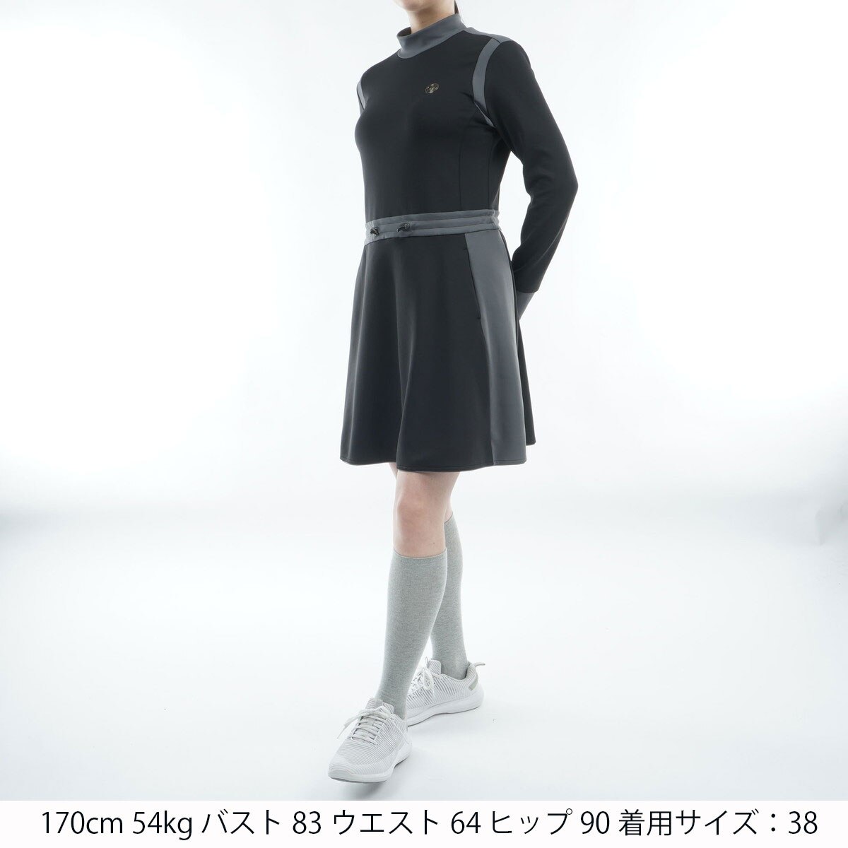 ブロッキングデザイン長袖ワンピース レディス(ワンピース)|LANVIN