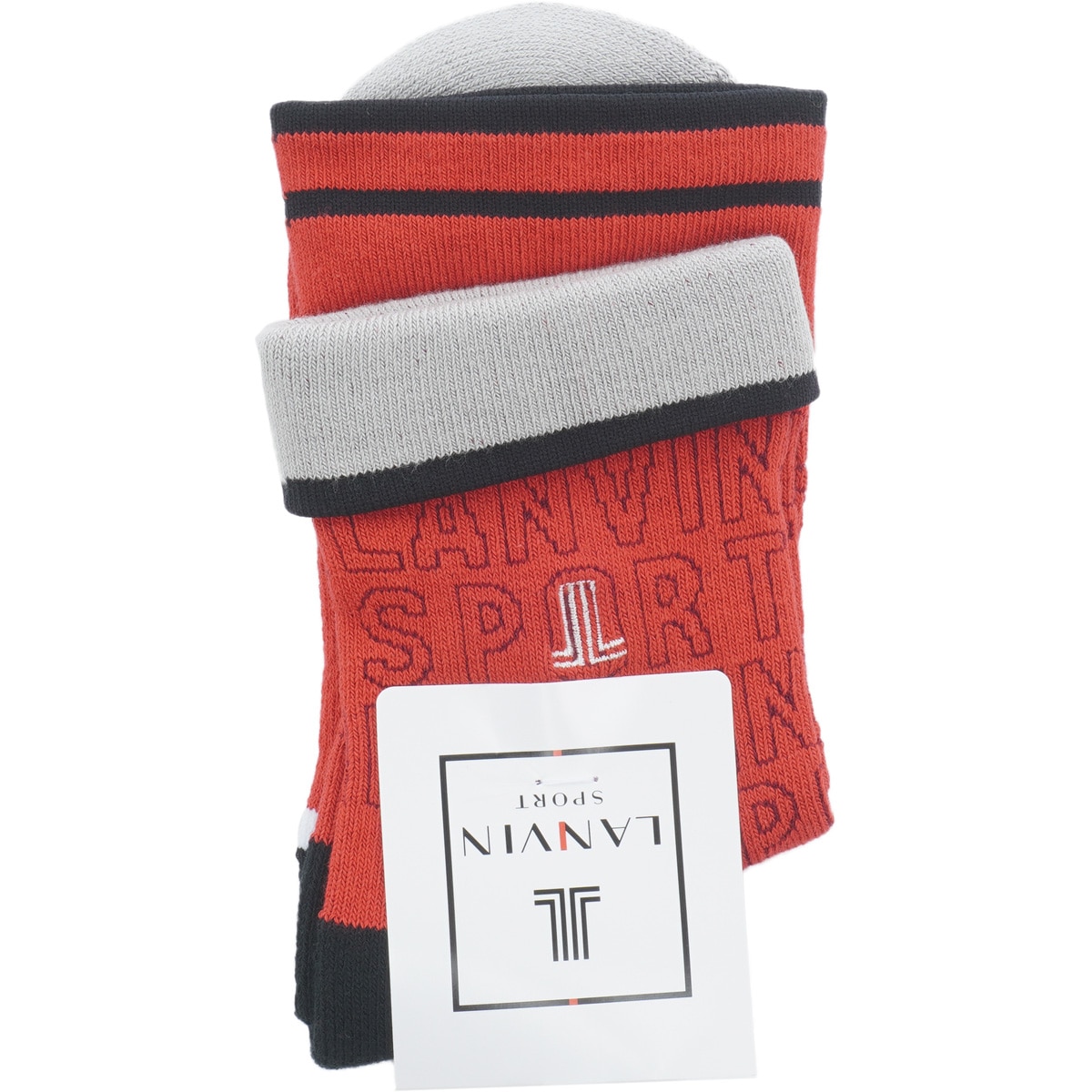 【ランバンスポール】2024年人気ロゴ総柄 長袖ゴルフモックネックシャツM ランバンスポール】2024年人気ロゴ総柄 長袖ゴルフモックネック