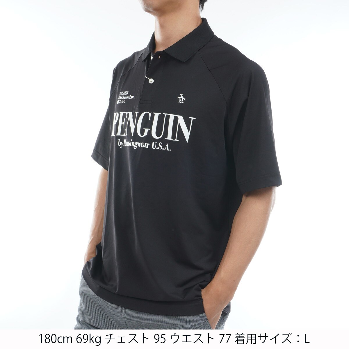 ストレッチ ゲーム半袖ポロシャツ(半袖シャツ・ポロシャツ)|Penguin by