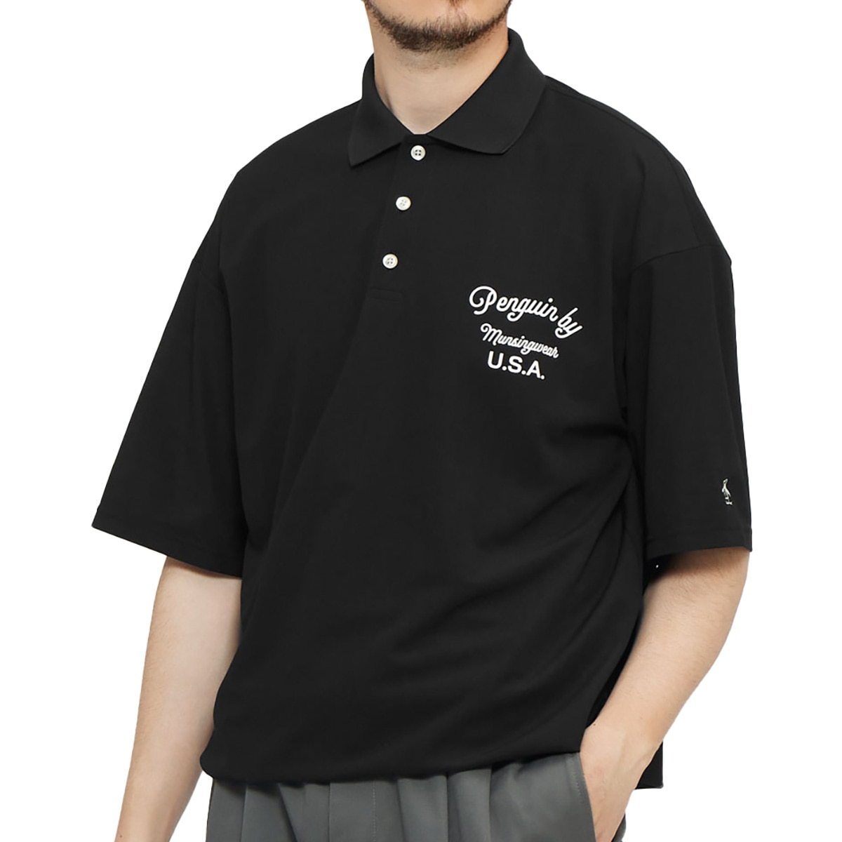 ハイゲージ半袖ポロシャツ(半袖シャツ・ポロシャツ)|Penguin by
