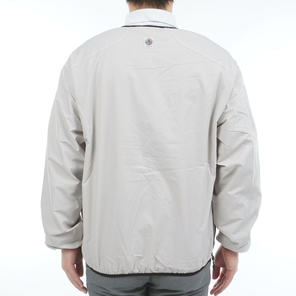 ストレッチ ブラッシュドメッシュライニングプルオーバー(中間着