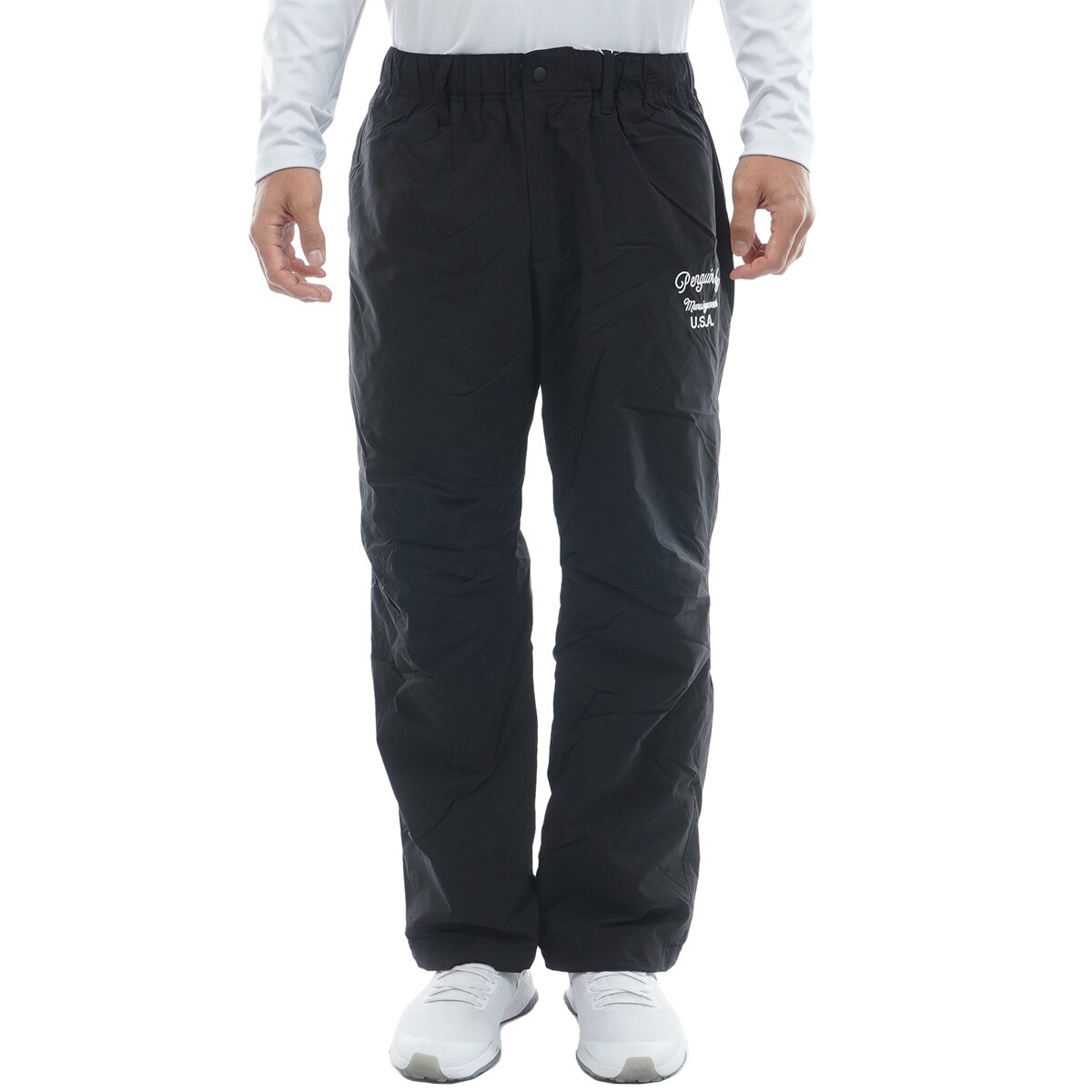 ストレッチ ブラッシュドメッシュライニングパンツ(ロングパンツ