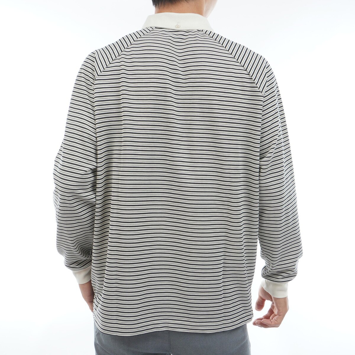 60' S ラグランスリーブボーダー 長袖ポロシャツ(長袖シャツ