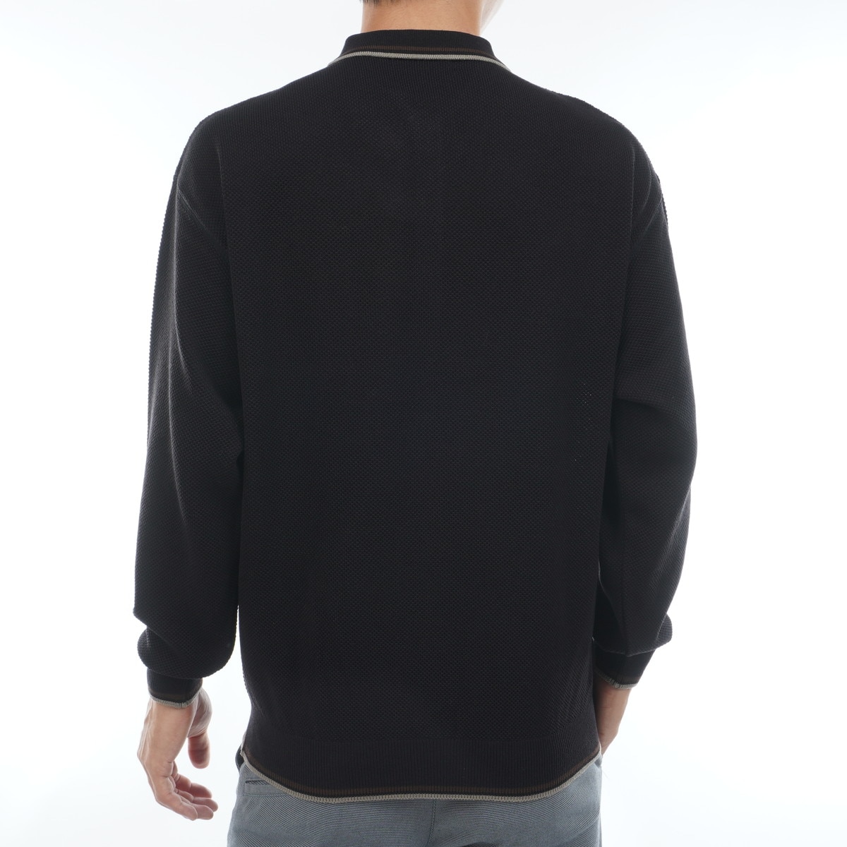 ペンギン マンシングウェア ニットポロ 黒 ペンギン マンシングウェア ニットポロ 黒 Penguin by Munsingwear