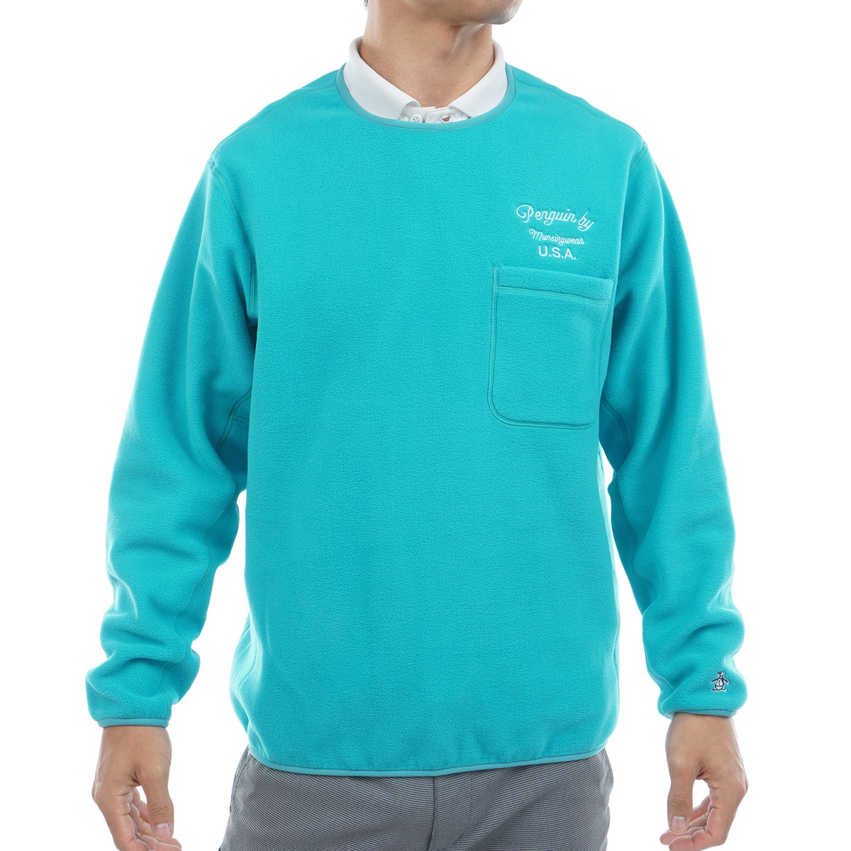 フリースクルーネック プルオーバー(中間着(セーター、トレーナー