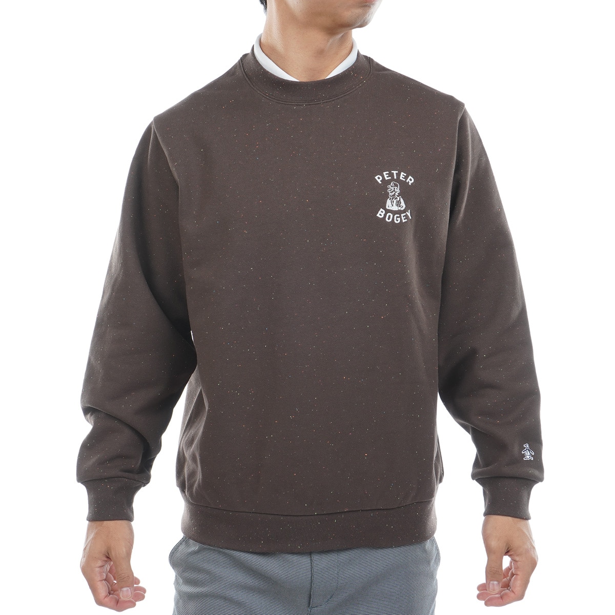 ボギーマン カラーネップスウェットシャツ(中間着(セーター