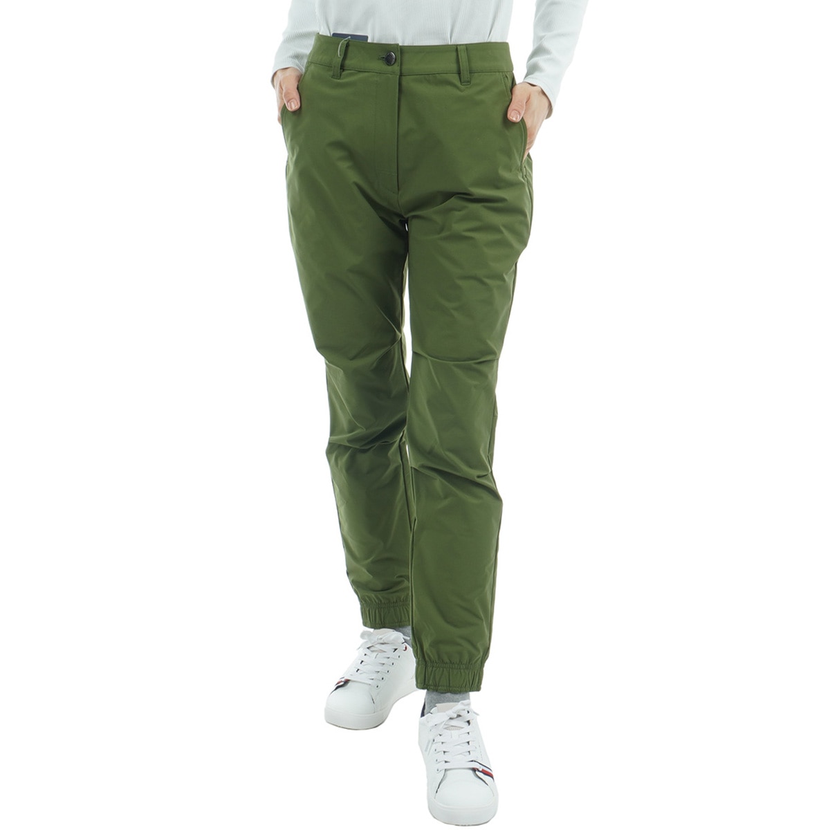 ストレッチ 裾ロゴゴム ロングパンツ レディス(ロングパンツ)|TOMMY