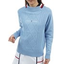 マシュマロタッチ ケーブル柄 ハイネックセーター