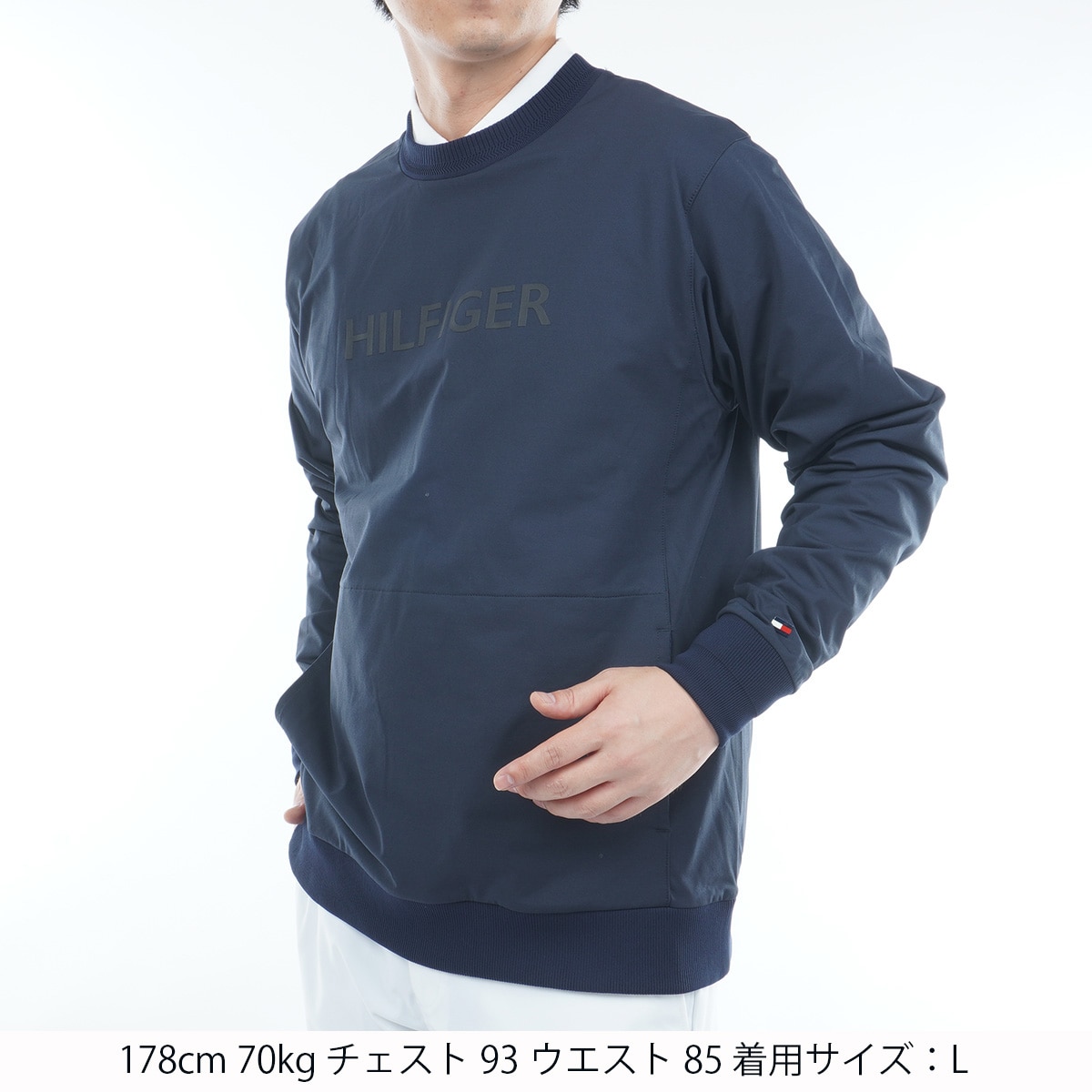 ストレッチ クルーネックスウェット(中間着(セーター、トレーナー