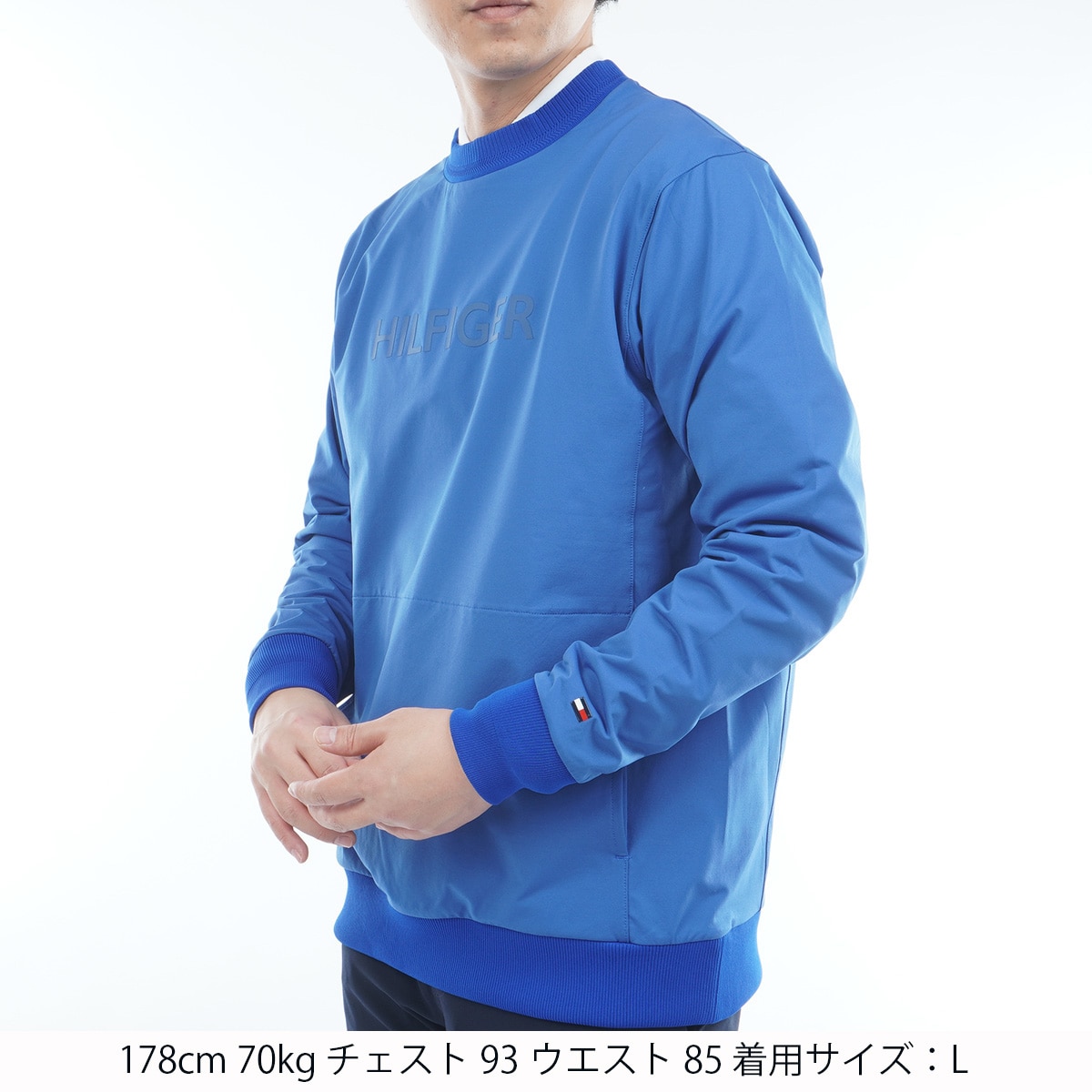 ストレッチ クルーネックスウェット(中間着(セーター、トレーナー