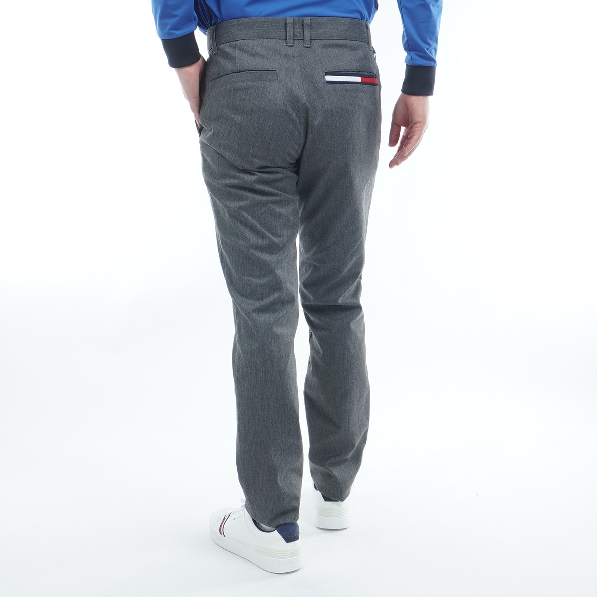   GOLF パンツ グレー THMA566 LL ストレッチ テーパードパンツ(ロングパンツ)|TOMMY HILFIGER GOLF