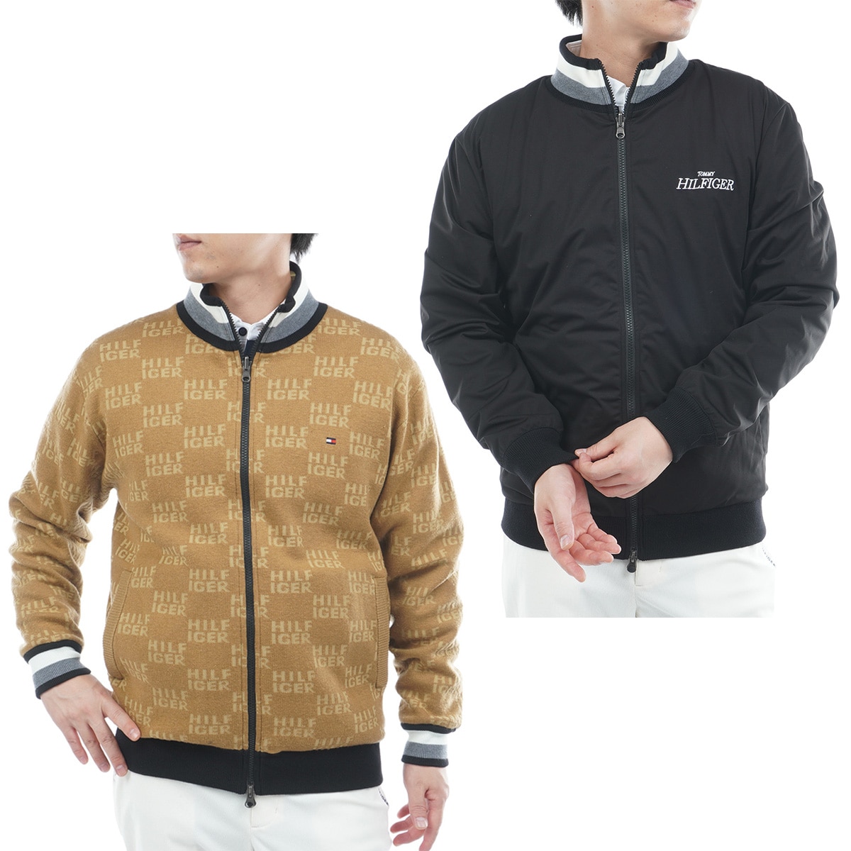 口コミ・評価｜ストレッチ ロゴジャカードニット リバーシブル